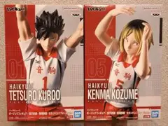 ハイキュー!! 黒尾鉄朗 & 孤爪研磨　ポージングフィギュア