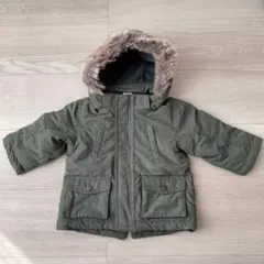 H&M アウター 中綿コート 70cm相当 オリーブグリーン