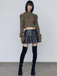 EMODA スクエアフィットロングブーツ