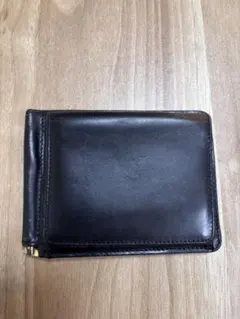 GLENROYAL マネークリップ 黒 ブライドルレザー