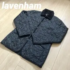 lavenham ラベンハム　キルティング ジャケット 38 ブラック イギリス