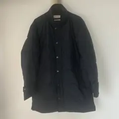 ネイビー ロング丈 ダウンジャケット