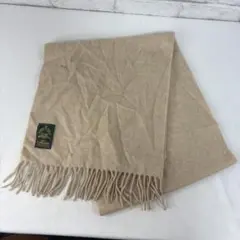 100% カシミヤ マフラー ストール ベージュ ドイツ製のサムネイル