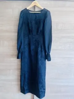 【新品未使用】パーティードレス　ブラック　お呼ばれドレス　黒　 Mサイズ