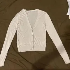 UNIQLOグレー長袖カーディガン S