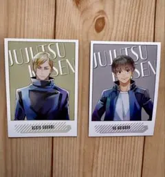 【呪術廻戦（懐玉・玉折）インスタントフォト風ブロマイド［七海建人&灰原雄］