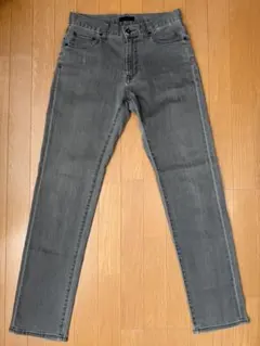 美品 UNIQLO JEANS ユニクロジーンズ スキニーデニム グレー