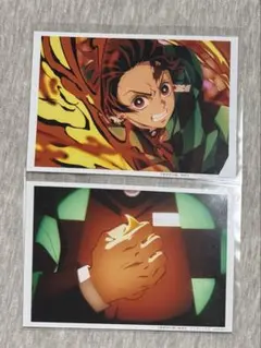 【２枚】ブロマイドくじ　遊郭編　鬼滅の刃　ufotable 竈門炭治郎