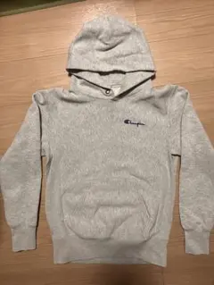 チャンピオン　復刻版リバースウィーブ　グレー　サイズM(日本表記L) ロゴ刺繍