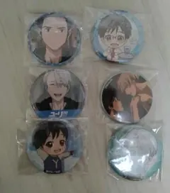 ユーリ!!! on ICE 缶バッジ 6種セット