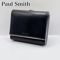 Paul Smith ハートカットアウト ラウンドジップ 長財布 ブラック 