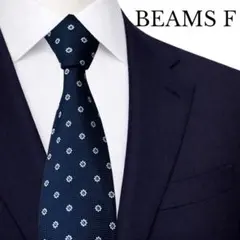 【美品】BEAMS F ビームスエフ　ニットタイ　アスコット 青 美品】BEAMS F ビームスエフ ニットタイ アスコット 青 - メルカリ