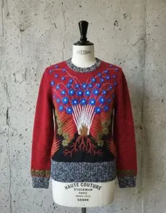定価25万Valentino 刺繍ケーブルニット カーディガン ヴァレンティノ 