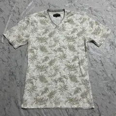 semanticdesign VネックTシャツ ボタニカル柄 Mのサムネイル