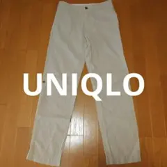 UNIQLO ユニクロ レディース ベージュ 麻綿 カジュアルパンツ