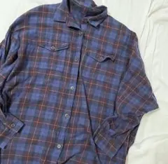 最終値下げ！秋！GU チェック柄 長袖シャツ XL