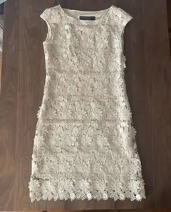 RUIRUE 花柄レース ノースリーブ ワンピース