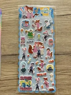 即発送 ズートピア2 ぷくぷくシール ディズニー公式 海外限定 ディズニー