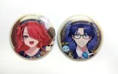 にじさんじ　缶バッチビスケット2　レオス・ヴィンセント　レイン・パターソン