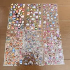 カラフルキャラクターシールセット