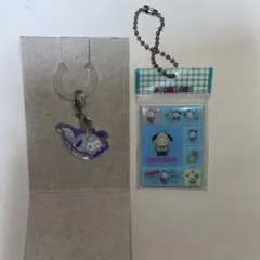 アクリルチャーム　タイルシールミニチュアチャーム　ポチャッコ