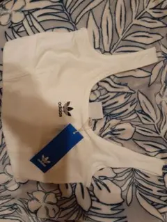 adidas ホワイトショート タンクトップ