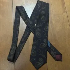 CHANEL ペイズリー柄 シルクネクタイ