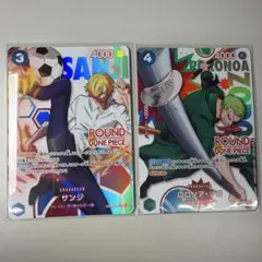 ワンピースカードゲーム ROUND1 プロモ ロロノア・ゾロ ニコ・ロビン