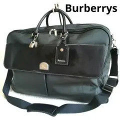 Burberrys ホースロゴ ロゴチャーム 2層式 2way ボストンバッグ