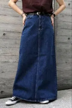 SOMETHING × PAGEBOY デニムロングスカート