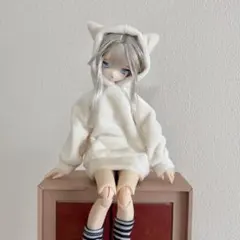猫耳 パーカー　セット 22cm ドール　1/6 服　ピュアニーモ Azone
