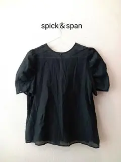 定価14000円程　Spick＆span シアーパフスリーブブラウス　インナー付