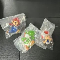 スーパーマリオ　めじるしアクセサリー2 マリオ ヨッシー キノピオ