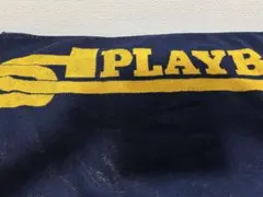 PLAYBOY バスタオル ネイビー イエロー - メルカリ