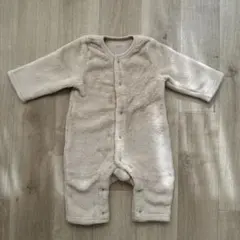 【送料込み】即納 ベージュロンパース 60〜70cm