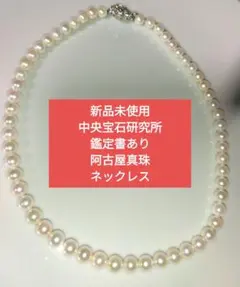 極美品】アコヤ真珠 本真珠 ネックレス 6mm 43cm SILVER刻印 - メルカリ