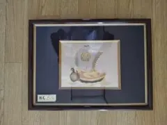 彫美 宝船 額装 縁起物 金属工芸