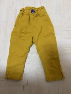 マスタードカラー ストレートパンツ