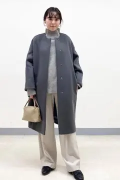 新品未使用　シップス　コート SHIPS｜シップスのステンカラーコート（ウール・ニット）通販