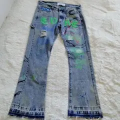 ダメージデニム ブラック