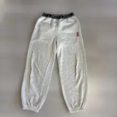 ANGELS ロゴ入りグレー スウェットパンツ　M