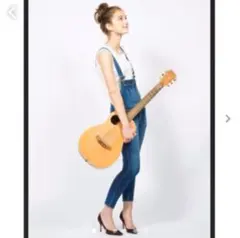 SEA VINTAGE カシミアタッチスキニー サロペット