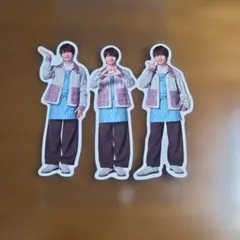 なにわ男子　フレークシール　3種セット　藤原