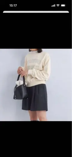UNITED ARROWS ロゴスウェット トレーナー