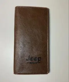イ*ナ様 Jeep ブラウンレザー 長財布のサムネイル