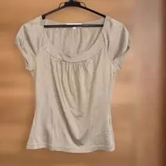 m's select ベージュ 半袖カットソー 36のサムネイル