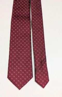 Salvatore Ferragamo バーガンディ ネクタイ
