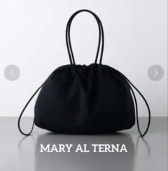 MARY AL TERNA WRING BIG トートバッグ スエード ネイビーのサムネイル