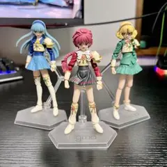 「魔法騎士レイアース」フィギュア３体セット（新品・１９９４年） 魔法騎士レイアース」フィギュア3体セット（新品・1994年