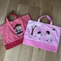タグ付き新品 ファミリア デニムバッグ 女の子 クマ イチゴ レッスン